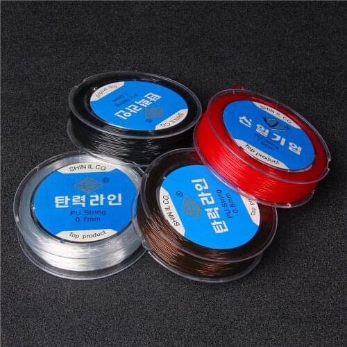 Korean High Quantity 0.6-1mm Crystal DIY Beading Stretch Cords Elastic Line Jewelry Making Supply Wire String jewelery String