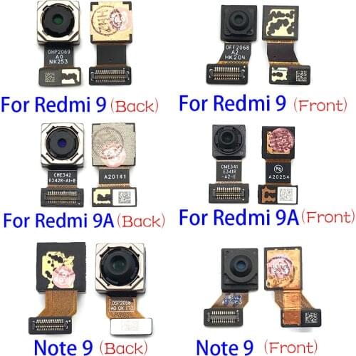 Back Rear Camera Flex Cable +Front Facing Camera Module Ribbon Replacement For Xiaomi Redmi 8 8A 9A Note 9 Pro