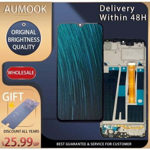 6.2'' LCD For OPPO A5s AX5S A7 Display Touch Screen Panel Digitizer Replacement Display for Oppo A5S A7 CPH1909 CPH2083 CPH2077