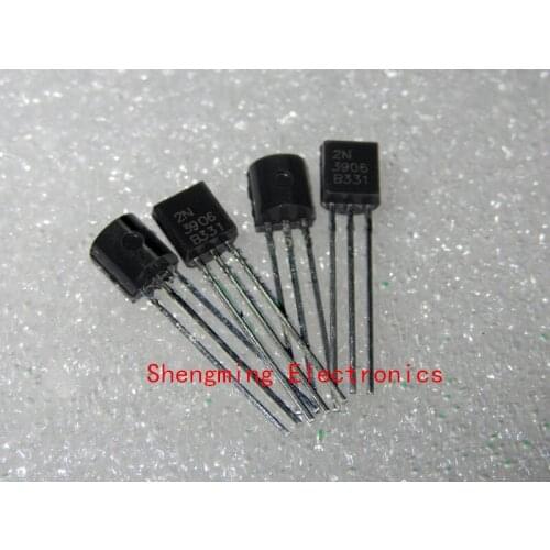 1000PCS 2N3906 0.2A 40V PNP TO-92 transistor
