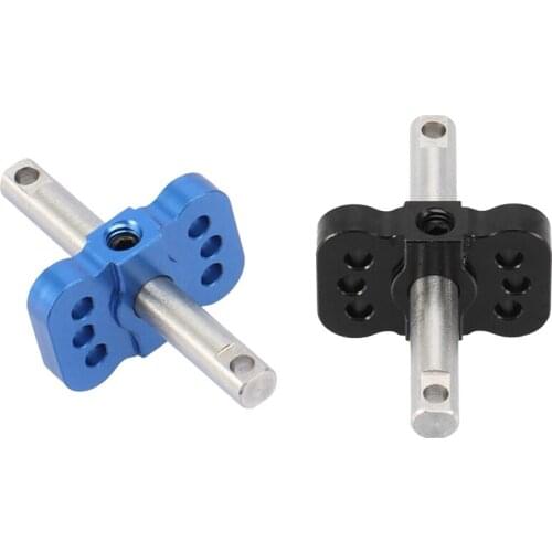 2Pcs Differential Locker Spool Diff Lock Spool For Traxxas Slash Rustler Stampede 2Wd Bandit TE125 RC Car,Black & Blue