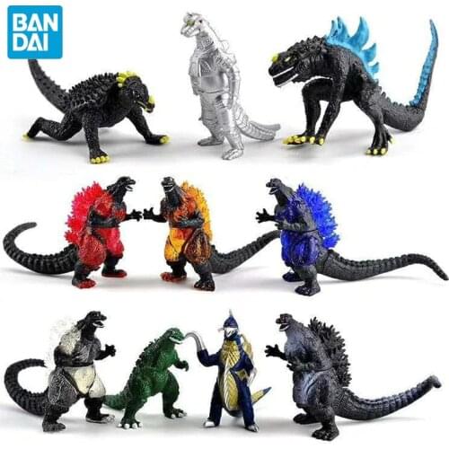 4-12PCs/set BANDAI Multi Version Gojira Godzilla Ultraman PVC Action Figure Collectible Model Collectible Toy Children Gift