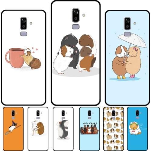 Guinea pig Funny Cartoon For Samsung Galaxy J7 J3 J5 2016 A3 A5 2017 J2 Core J4 J6 J8 A8 A6 Plus 2018 Phone Cover