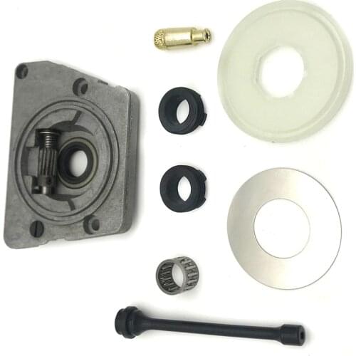 HLZS-Oil Pump Worm Gear Dust Washer Hose Filter Kit Fit for HUSQVARNA 61 66 266 268 272 XP 266XP 268XP 272XP Chainsaw Parts
