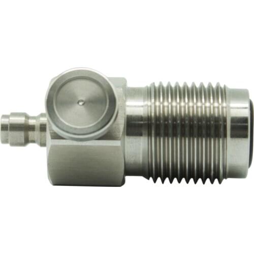 Mini Model PCP Airgun Paintball HP Fill Station Stainless Steel 300Bar Din Valve with Male Plug