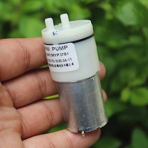 DC 3V-5V 3.7V Micro Vacuum Pump Air Pump Small Mini 370 Motor Oxygen Aquarium Fish Tank Self-Priming DIY Electric Breast Pump