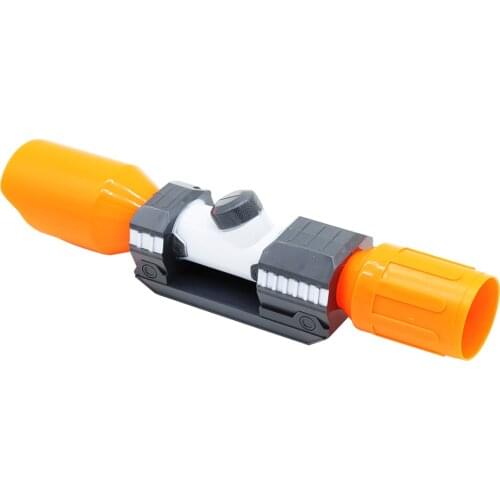 Modified Part Front Tube Sighting Device for Nerf Elite Series - Orange + Grey