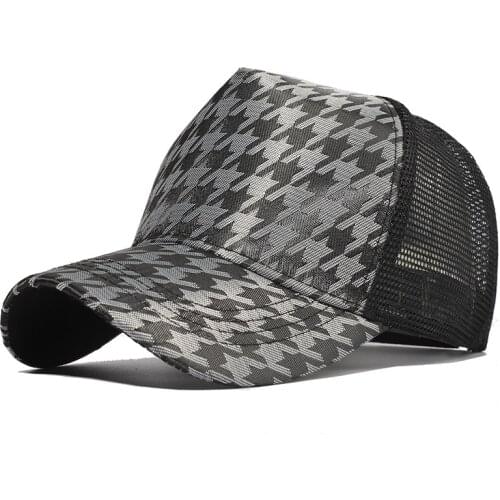 Fashion Baseball Cap Women Summer Breathable Mesh Cap Men Outdoor Truck Driver Sun Hat