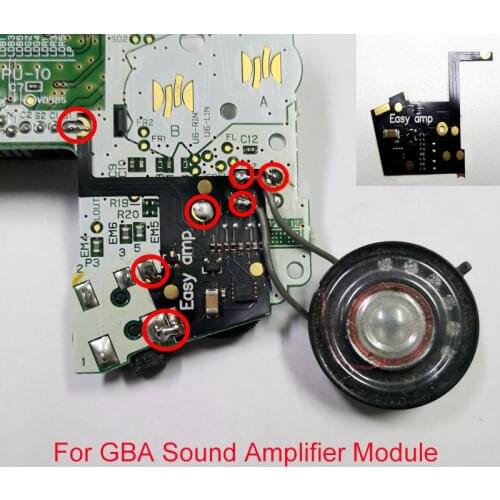 Sound Audio Amplifier Module Enhanced Patch Bass + Noise- For Nintendo GameBoy Advance GBA Motherboard Accessories