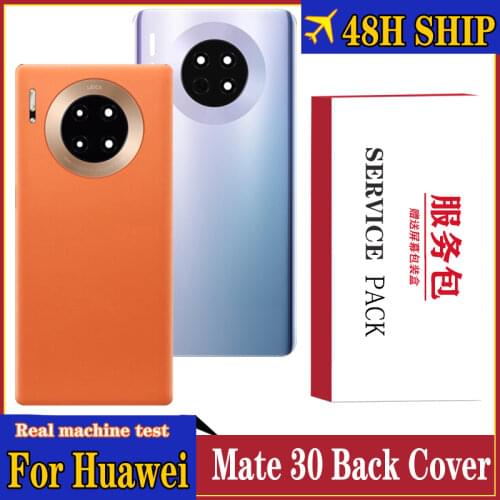 Original Battery Cover for Huawei Mate 30 Glass Back housing Replacement Repair Parts Apply to Huawei Huawei Mate 30 TAS-L09 T