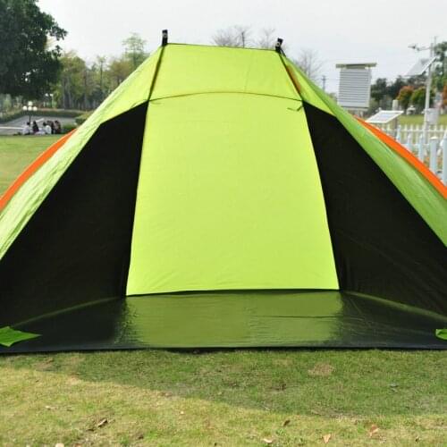 1-2 Person Use Professional Outdoor Windproof Camping Tent Double Layer Waterproof Beach Tent Fishing Picnic Tent
