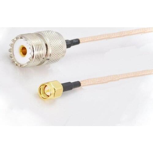 SMA Male To UHF SO239 (PL259) Female RG316 8" 20CM RF Pigtail Jumper Cable10pcs free shipping