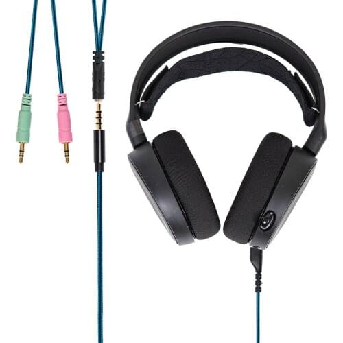 1 Pair Replacement Fabric Earpads Cushions Ear Pads Earmuffs for SteelSeries Arctis 3 5 7 Headphones Headsets