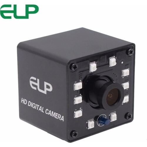 10pcs IR LEDS Night Vision cmos OV7725 Video mini box endoscope IR usb camera module with 2.1/2.8/3.6/6/8/12mm board lens