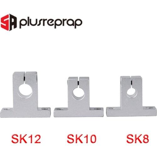 2pcs/lot SK8 SK10 SK12 Linear Rail Shaft Support for XYZ Table CNC 3D Printers Parts Sliding Part Accessories Shaft End