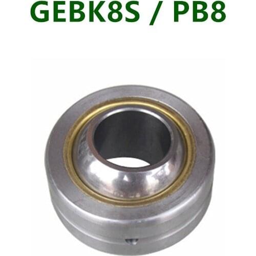 20pcs/lot Miniature Plain Bearings GEBK8S / PB8 radial spherical plain bearing with self-lubrication