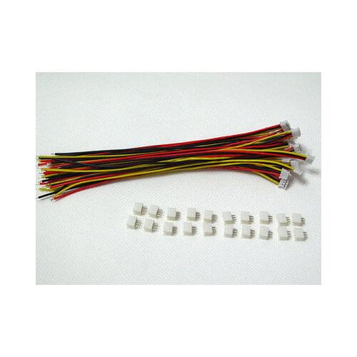 50 SETS Mini Micro ZH 1.5 3-Pin JST Connector with Wires Cables