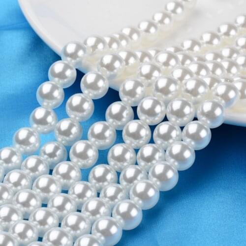 500g White ABS Plastic Imitation Pearl Round Beads 6mm 8mm 10mm 12mm 20mm for jewelry making DIY Decor