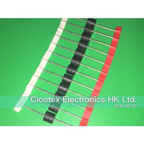 6pcs/lot BZW50-33B P-600 R-6 TVS DIODE 33V 76V R6 BZW5033B BZW 50- 33B
