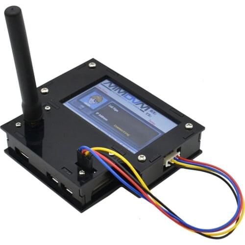 Single Relay 3.2 Inch Full Acrylic Case Black Multi-functional Display Durable HS Hat Hotspot With Raspberry Pi Zero W