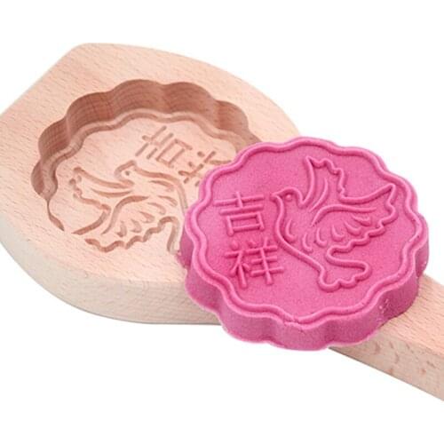 Wooden Lettering Pastry Moon Cake Dim Sum Cookies Dessert Pumpkin Pie Green Bean Cake The Mould Food Tool Kitchen Supplies