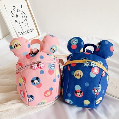 Disney Childrens schoolbag kindergarten boy girl backpack baby small schoolbag infant anti-lost backpack girl