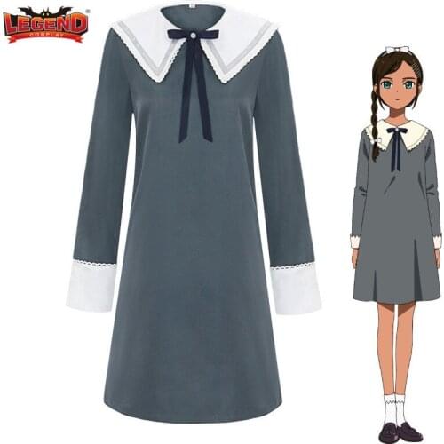 Cosplay legend Anime Wonder Egg Priority Neiru Aonuma Cosplay Costume Girls Uniform Dress H001