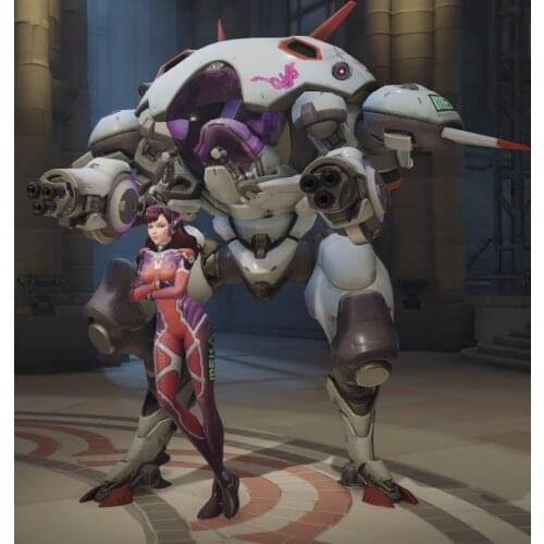 3D Print D.VA White Rabbit Costume dva Pink Rabbit Logo SKIN Zentai adults kids Bodysuit Custom Halloween Cosplay D.va Catsuit