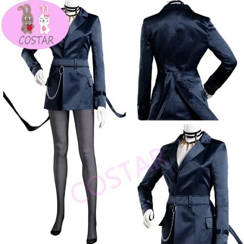 COSTAR LOL KDA Cosplay Costume Evelynn Cosplay Costume Vest Coat Pants Full sets K/DA Group Character all out halloween costume
