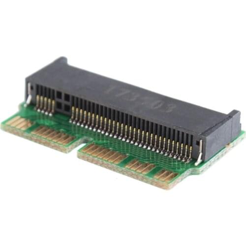 M key M.2 PCI-e AHCI SSD Adapter Card for 2013 2014 2015 MACBOOK Air A1465 A1466 Pro A1398 A1502 A1419 NGFF to MD711MD712#264952