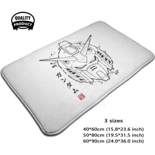Am Kanji Style 3D Soft Non-Slip Mat Rug Carpet Foot Pad Phone Suit Am Logo Japan Anime Japanese Manga Mecha Gunpla Wing Mech