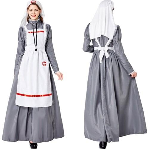 Halloween New Nun Dress Church Dress Nurse Dress Jesus Cosplay Stage Costume