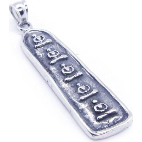 New Buddhism Pendant 316L Stainless Steel Fashion Fashion Mens Pendant