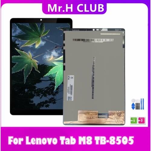 Original 8.0" For Lenovo Tab M8 HD PRC ROW TB-8505 8505 TB-8505X TB-8505F LCD Display Touch Screen Digitizer Assembly+Tool
