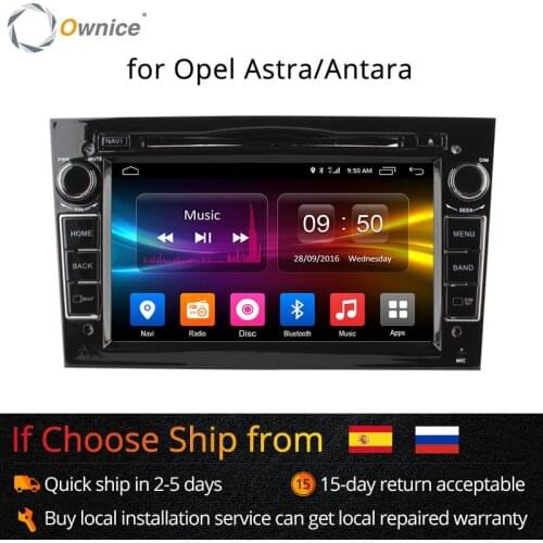 Ownice Android 6.0 8 Core 2G RAM Car DVD GPS For Vauxhall Opel Astra H G J Vectra Antara Zafira Corsa Support 4G LTE 32G ROM