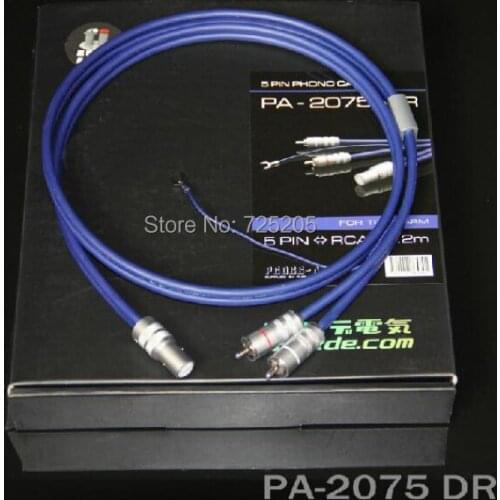 Oyaide PA-2075 Tonarm Cable 5 Pin DIN & RCA Phono Turntables Analog Cable DR Original Japanese Brand New 1.2m Free Shipping