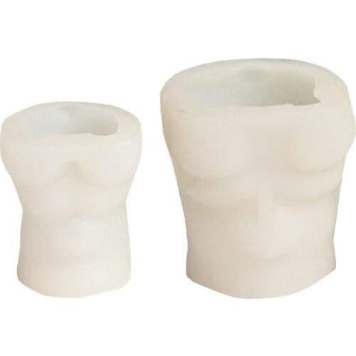 P82E Cute 3D Bear Candle Mold Crystal Resin Epoxy Silicone Mold Candles Plaster Mould