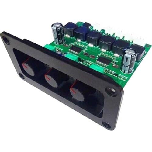 Subwoofer amplifier plate 30wx2 + 60 w high fidelity t2.1 digital audio amplifiers with panel