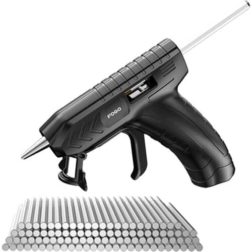 Professional Cordless Hot Melt Glue Machine USB Rechargeable Craft DIY Repairing Tool Kits with Glue-Stick