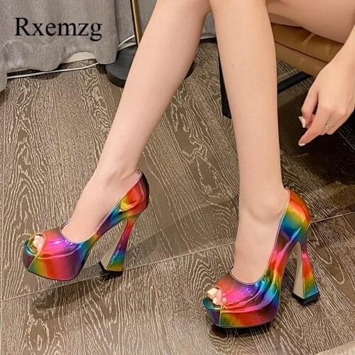 Кожаные туфли-лодочки Rxemzg China At AliExpress