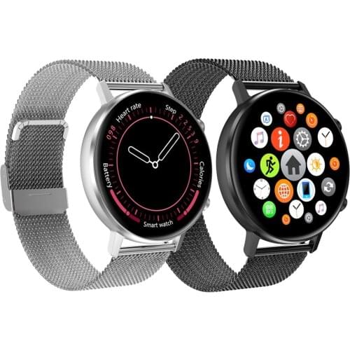 Smart Watch Men Women 360*360 Resolution Heart Rate Blood Pressure Monitor 1.3 inch Sport Waterproof Smartwatch For Android IOS