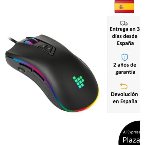 Tronsmart Raton Gaming RGB 7200DPI TG007 with 9 programmable buttons high quality ergonomic precision sniper button