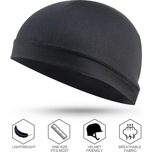 Outdoor Sport Cycling Helmet Cap Quick drying Men Cycling Hat Skull Cap Bike Motorbike Helmet Inner Cap Hat Riding Cap Balaclava