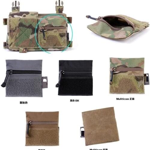 Zipper Bag Small Pouch Pane Special Micro Bag For Tactical Chest Hanging MK3 MK4 Tactics Vest