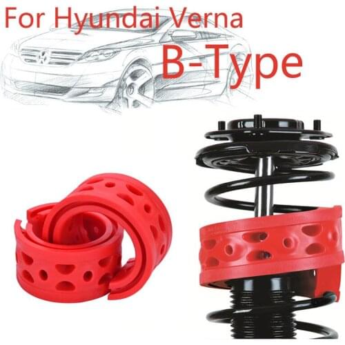 Jinke 1pair Size-B Rear Shock SEBS Bumper Power Cushion Absorber Spring Buffer For Hyundai Verna