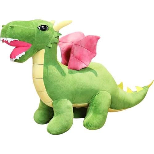 1PC 60cm Cartoon Dinosaur Plush Toys Hobbies Huge Charizard Plush Dolls Stuffed Toys For Children Boys Classic Toys