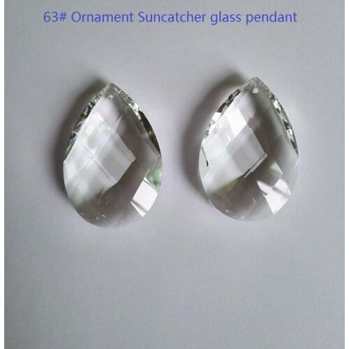 10 pieces/lot, 61*41mm clear Crystal Glass Pendant Wedding Decoration Garland crystal Pendant chandelier crystal free shipping