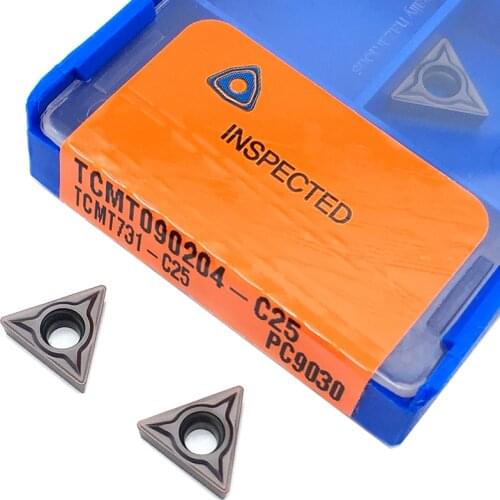 10PCS TCMT090204 PC9030 Inserts Original CNC Tool TCMT 09 High Quality Internal Turning Tool Carbide Insert For Stainless Steel