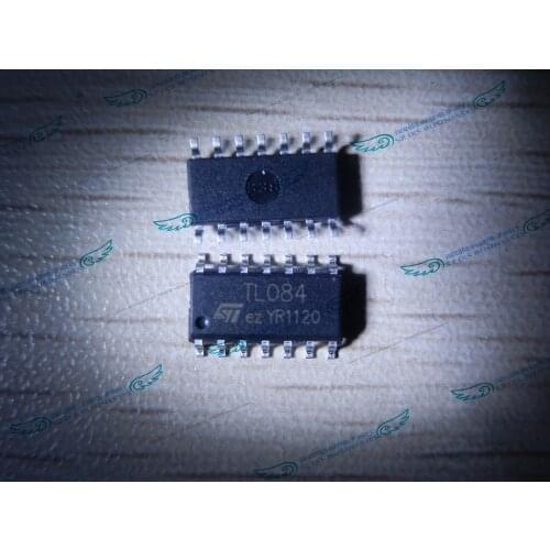 50PCS/lot TL084C TL084 SMD SOP14 IC OPAMP JFET 3MHZ