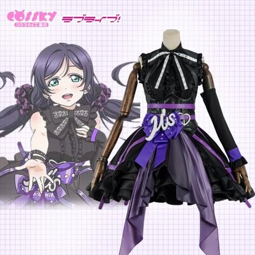 Anime Love Live Arcade Game 3 Three Generation Nozomi Tojo SJ Cosplay Costume Lolita Sweet Lovely Dress H
